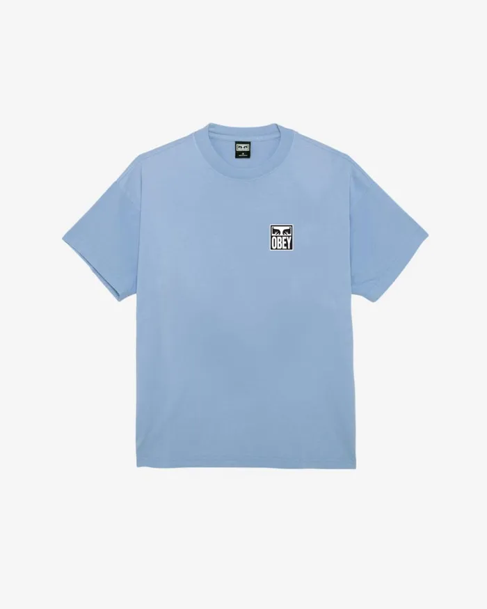 Men EYES ICON II HEAVYWEIGHT TSHIRT Hydrangea OBEY Clothing TSHIRTS