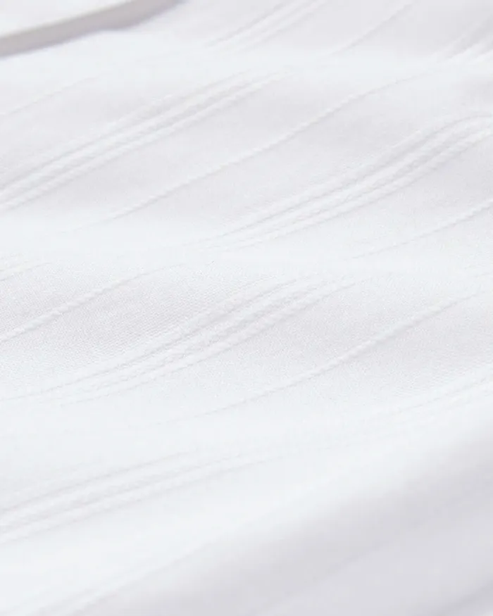 Men FIER 8211 Textured Stripe Grandad Collar Shirt White Ted Baker Shirts Men FIER 8211 Textured Stripe Grandad Collar Shirt White Ted Baker Shirts