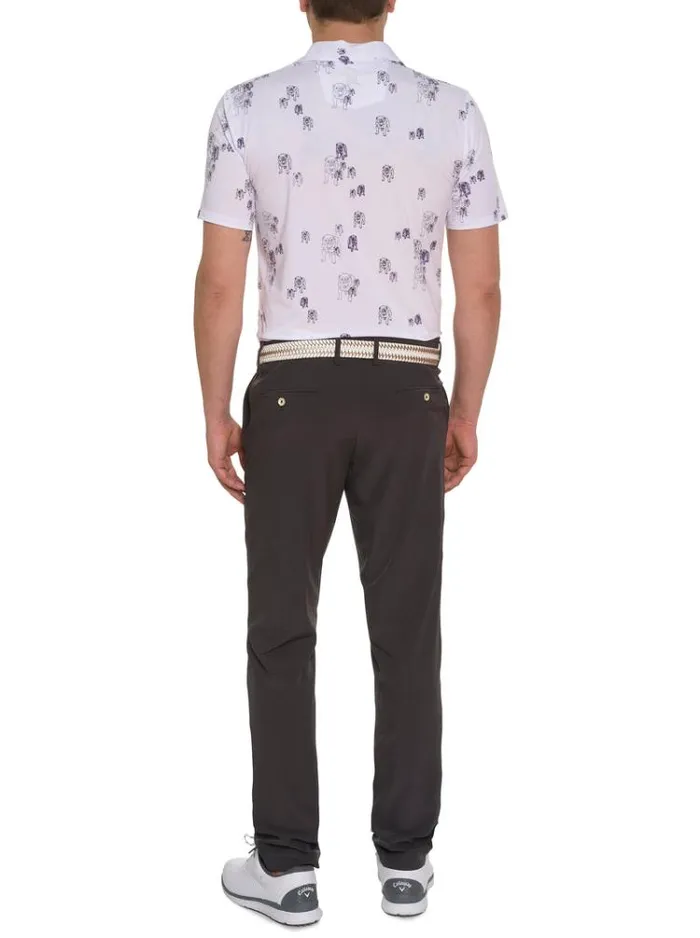 Men GRAHAM PERFORMANCE POLO Black Robert Graham Polos and TShirts