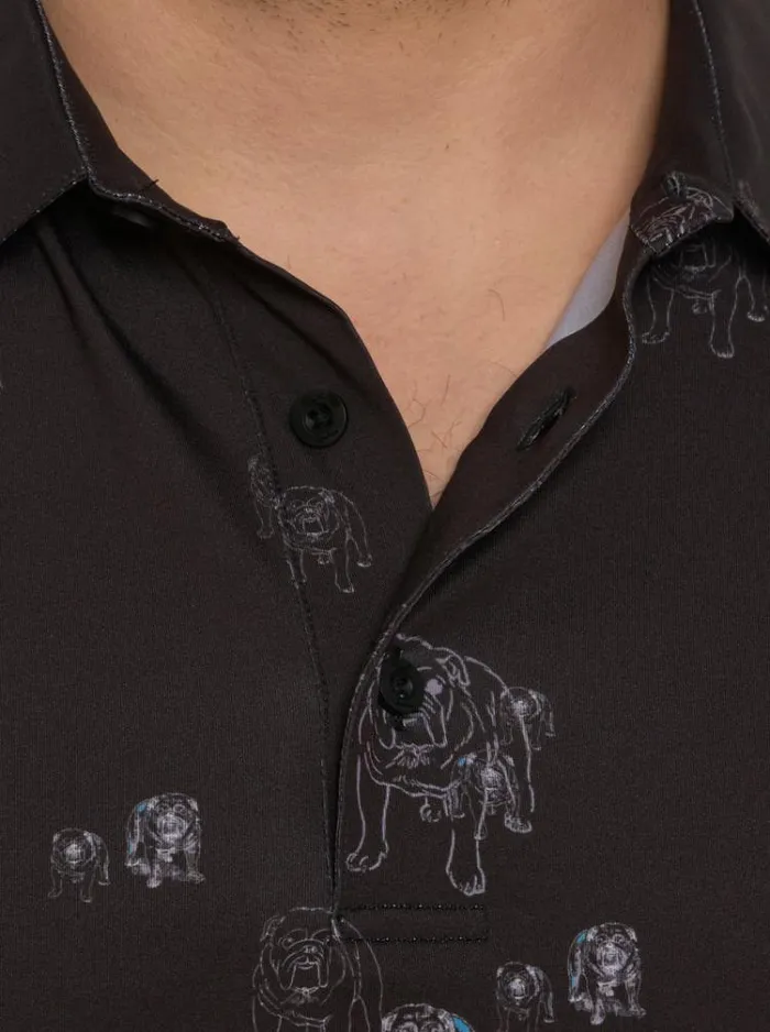 Men GRAHAM PERFORMANCE POLO Black Robert Graham Polos and TShirts