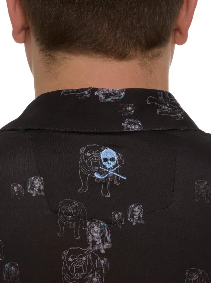 Men GRAHAM PERFORMANCE POLO Black Robert Graham Polos and TShirts
