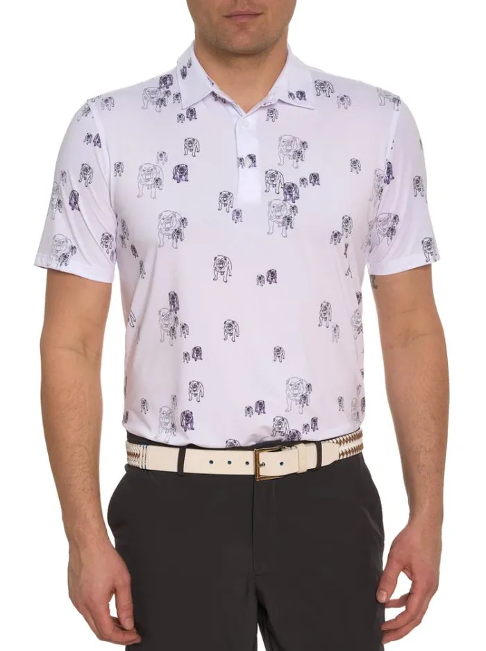 Men GRAHAM PERFORMANCE POLO Black Robert Graham Polos and TShirts