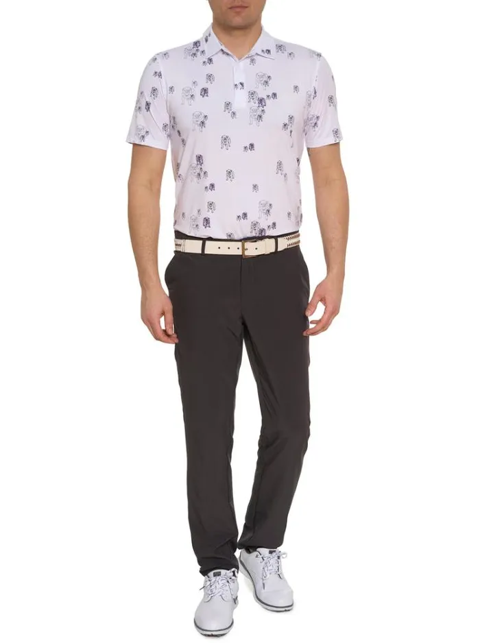 Men GRAHAM PERFORMANCE POLO Black Robert Graham Polos and TShirts