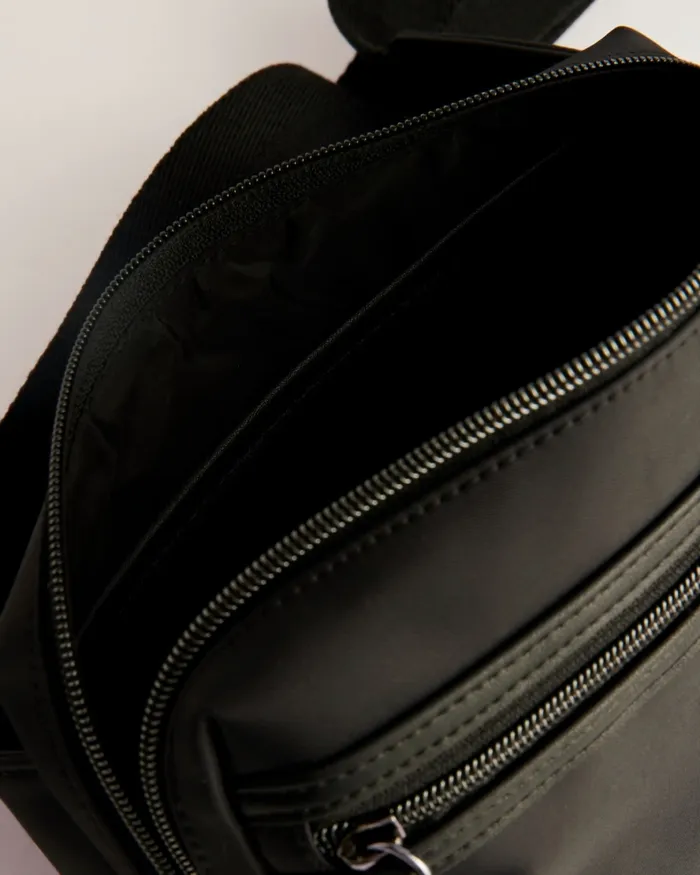 Men HANWELL 8211 Nylon Belt Bag Black Ted Baker Cross Body Bags