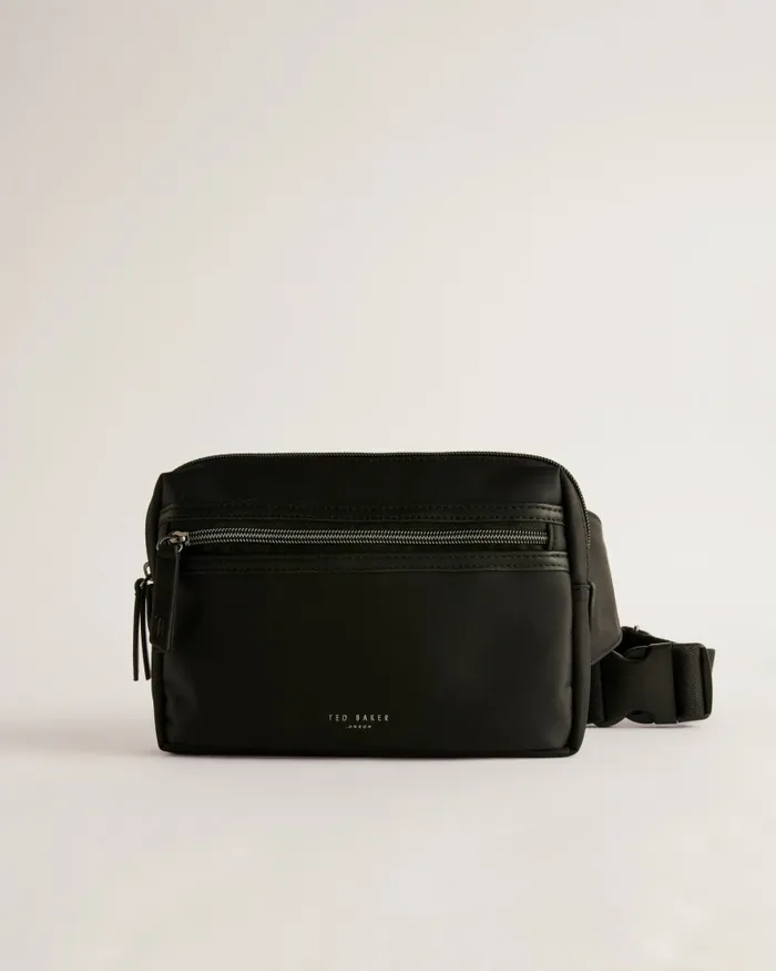 Men HANWELL 8211 Nylon Belt Bag Black Ted Baker Cross Body Bags Men HANWELL 8211 Nylon Belt Bag Black Ted Baker Cross Body Bags