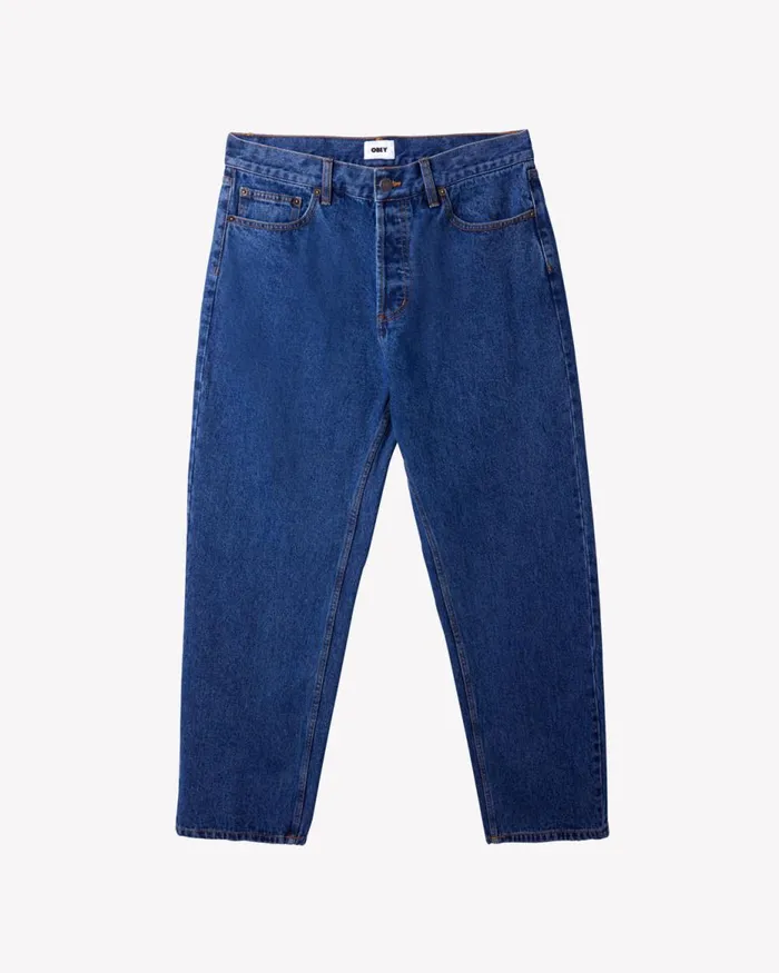 Men HARDWORK DENIM Faded Black OBEY Clothing Denim