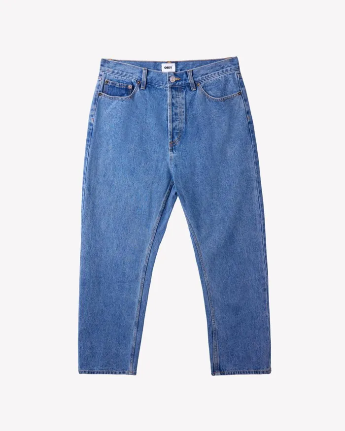 Men HARDWORK DENIM Faded Black OBEY Clothing Denim