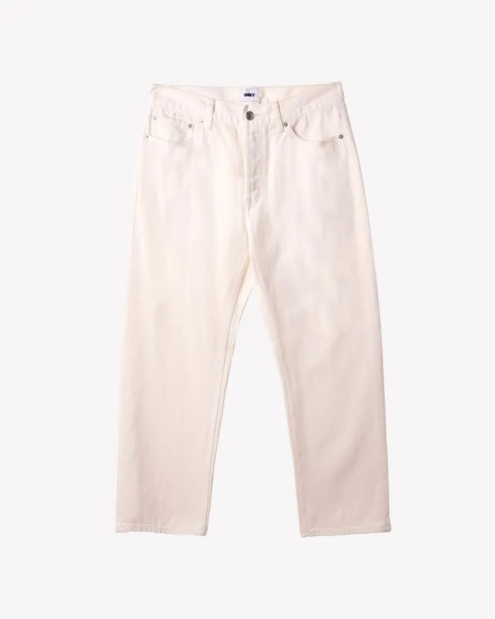 Men HARDWORK DENIM Faded Black OBEY Clothing Denim