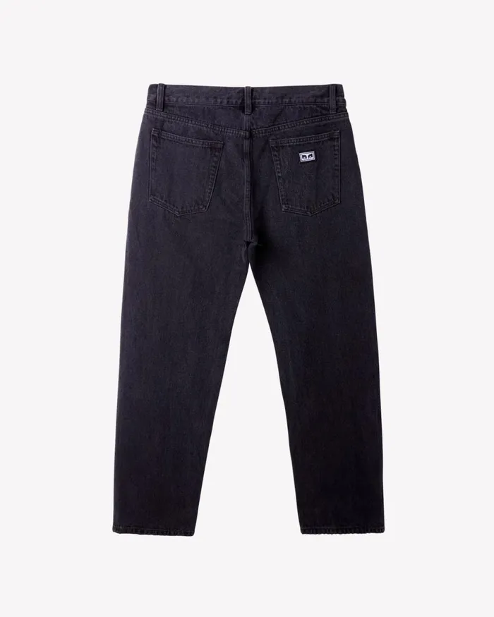 Men HARDWORK DENIM Faded Black OBEY Clothing Denim