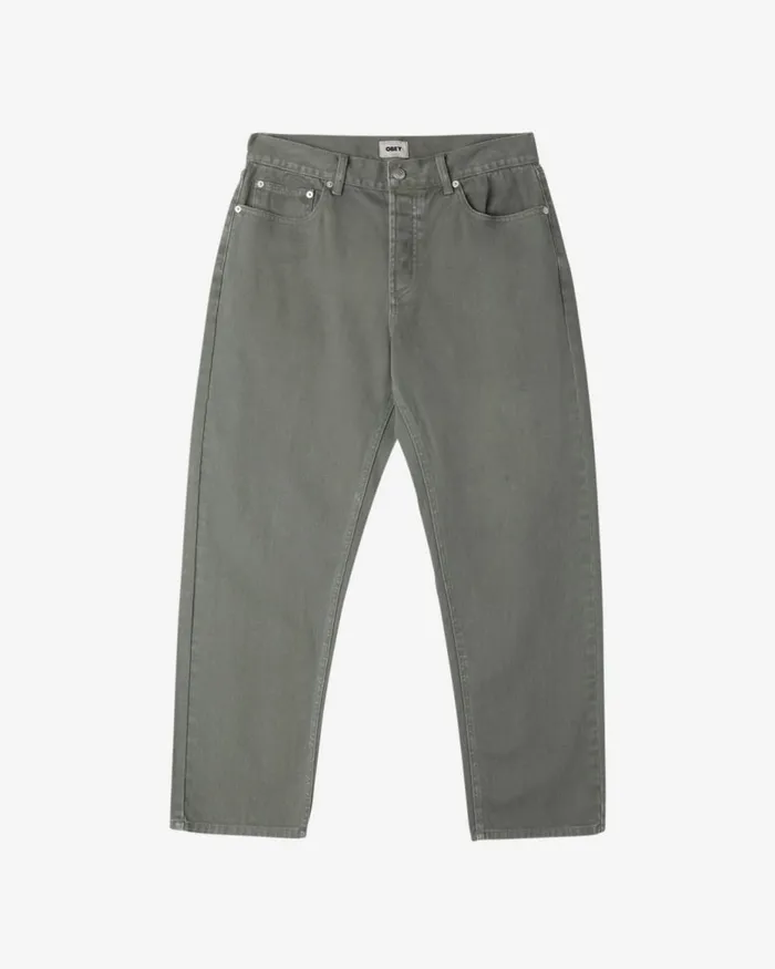 Men HARDWORK PIGMENT DENIM Pigment Laurel Wreath OBEY Clothing Denim