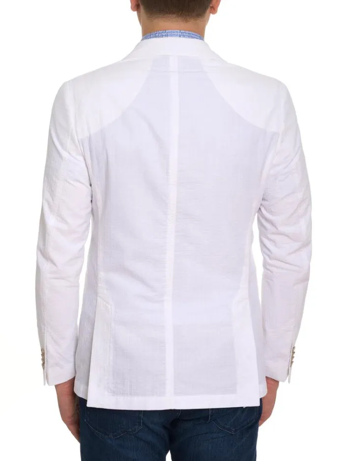 Men HARLOW SEERSUCKER BLAZER Navy Robert Graham Blazers