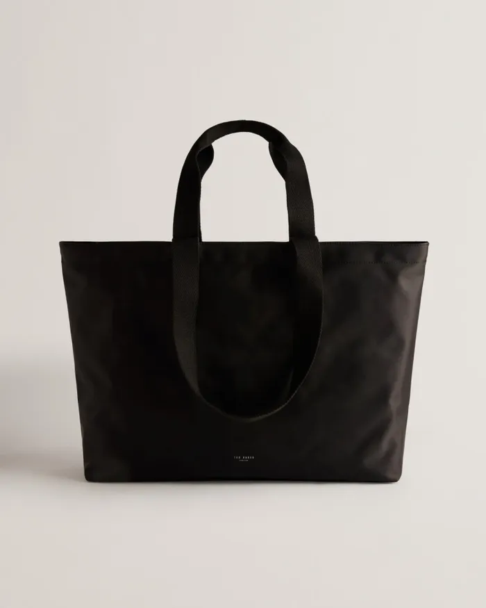 Men HEILYN 8211 Nylon Tote Bag With Webbing Handles Black Ted Baker Holdalls and Weekend Bags Men HEILYN 8211 Nylon Tote Bag With Webbing Handles Black Ted Baker Holdalls and Weekend Bags