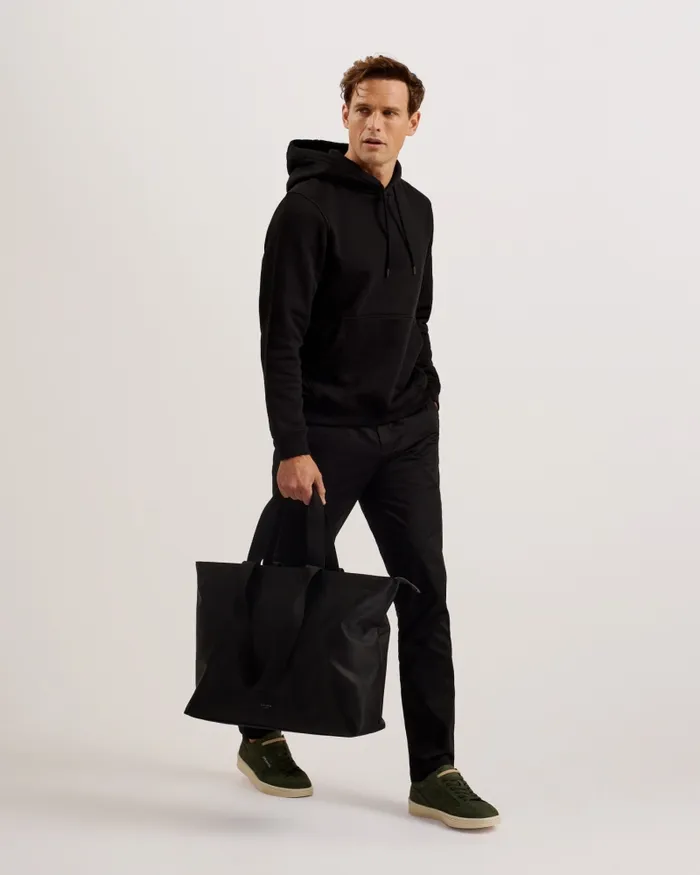 Men HEILYN 8211 Nylon Tote Bag With Webbing Handles Black Ted Baker Holdalls and Weekend Bags Men HEILYN 8211 Nylon Tote Bag With Webbing Handles Black Ted Baker Holdalls and Weekend Bags