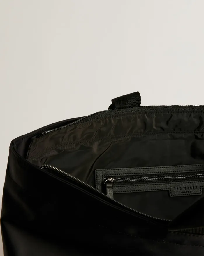 Men HEILYN 8211 Nylon Tote Bag With Webbing Handles Black Ted Baker Holdalls and Weekend Bags Men HEILYN 8211 Nylon Tote Bag With Webbing Handles Black Ted Baker Holdalls and Weekend Bags
