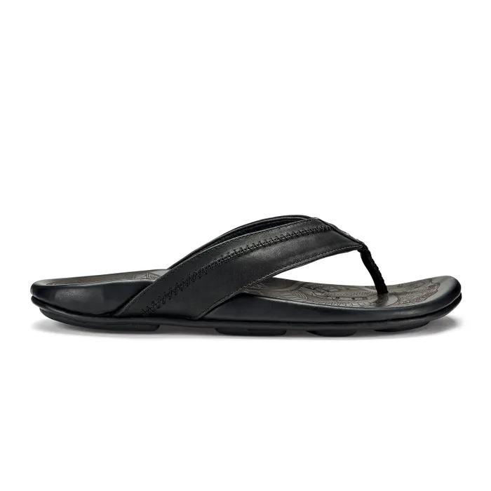 Men Hiapo Mens Leather Beach Sandals Lava Rock Olukai Leather