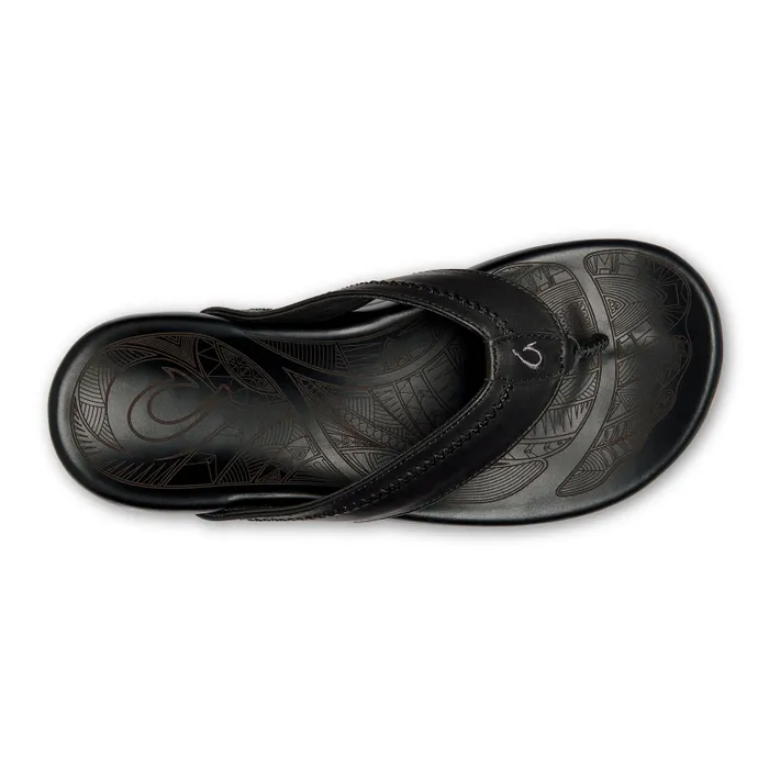 Men Hiapo Mens Leather Beach Sandals Lava Rock Olukai Leather Men Hiapo Mens Leather Beach Sandals Lava Rock Olukai Leather