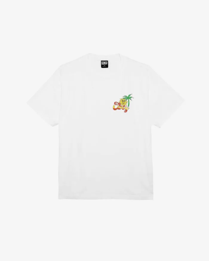 Men ISLAND OF OBEY HEAVYWEIGHT TSHIRT Peach Parfait OBEY Clothing TSHIRTS