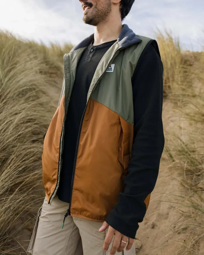 Men Jackets Passenger Dusk Recycled Insulated Vest Dusty Olive Dusty Olive