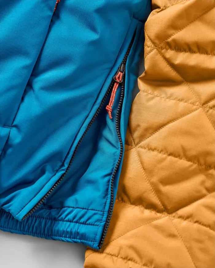 Men Jackets Passenger Pursue Recycled Thermore Insulated Jacket Dusty Ochre Corsair Blue Dusty Ochre Corsair Blue