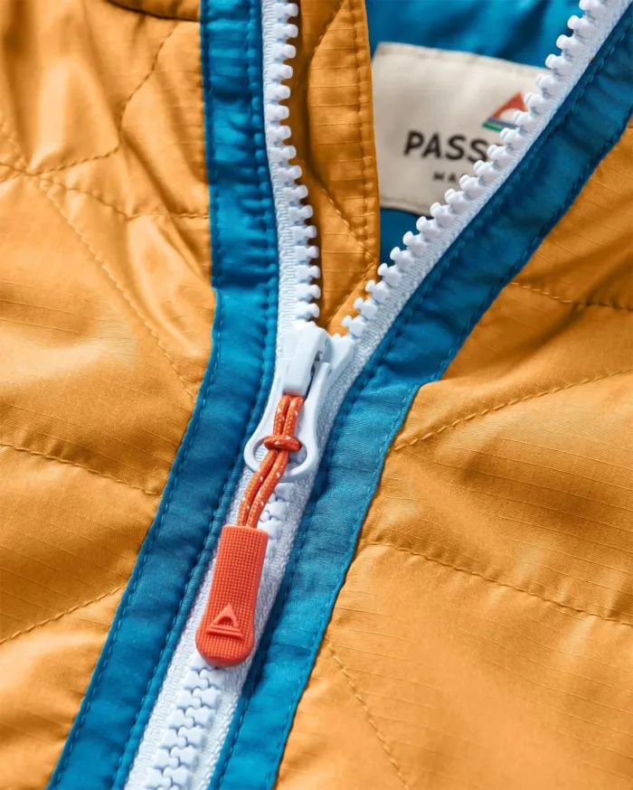 Men Jackets Passenger Pursue Recycled Thermore Insulated Jacket Dusty Ochre Corsair Blue Dusty Ochre Corsair Blue