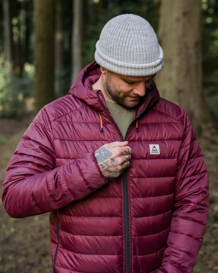 Men Jackets Passenger Roamer Recycled 20 Insulated Jacket Wine Wine