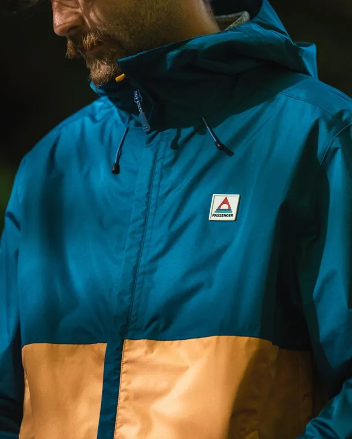 Men Jackets Passenger Season Water Resistant Recycled Jacket Corsair Blue Apricot Corsair Blue Apricot