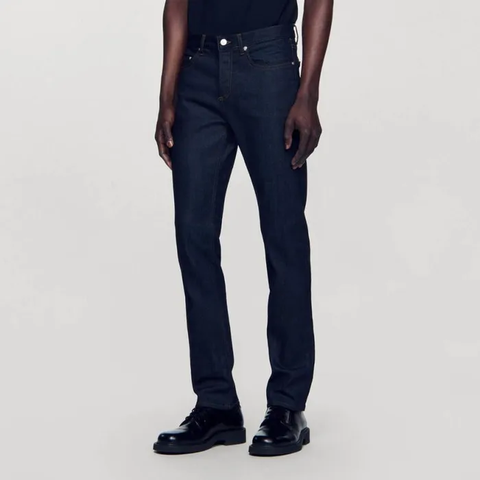 Men Jeans SANDRO Raw Jeans 8211 Narrow Cut Rawdenim