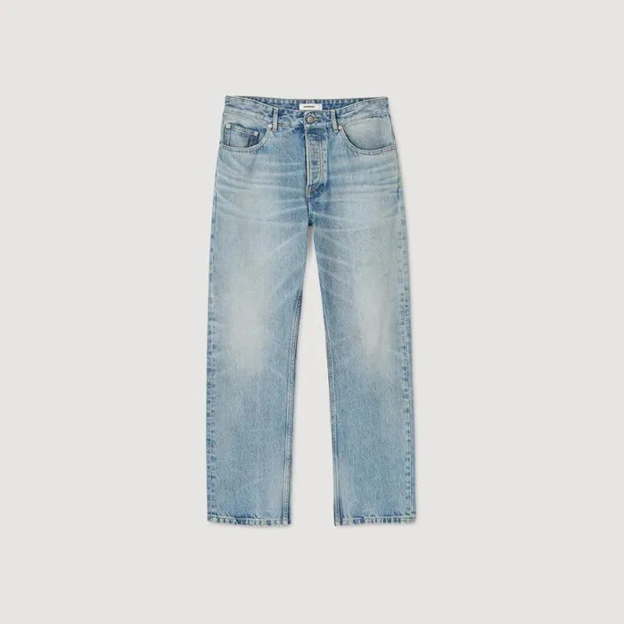 Men Jeans SANDRO Regular Jeans Light Blue 8211 Denim
