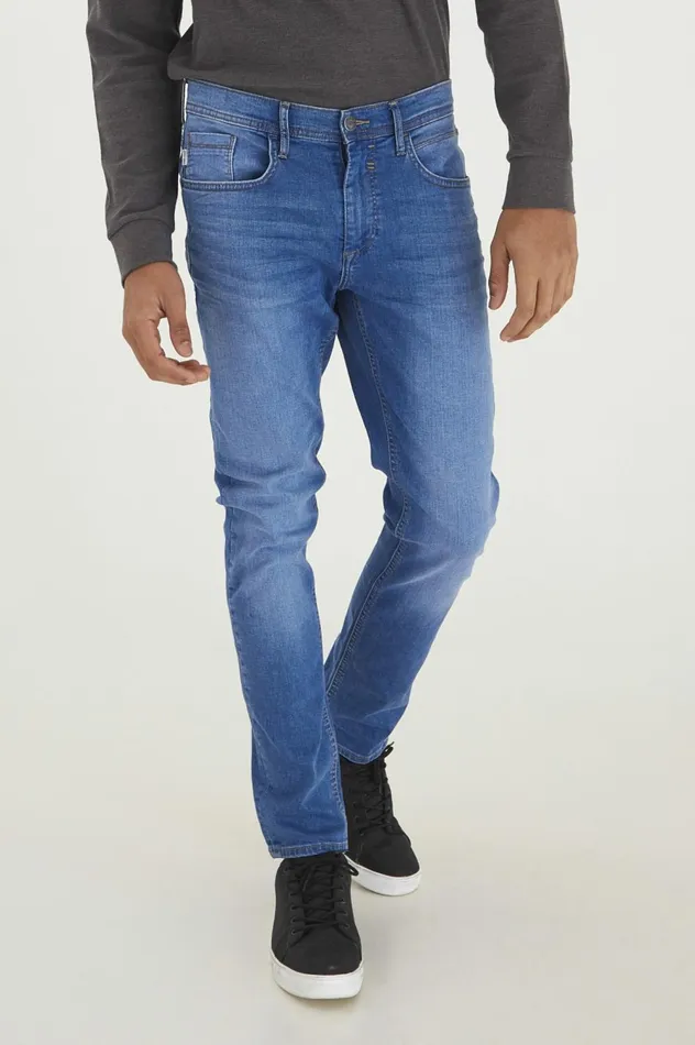 Men Jet Fit Blend Jeans Denim Clear Blue