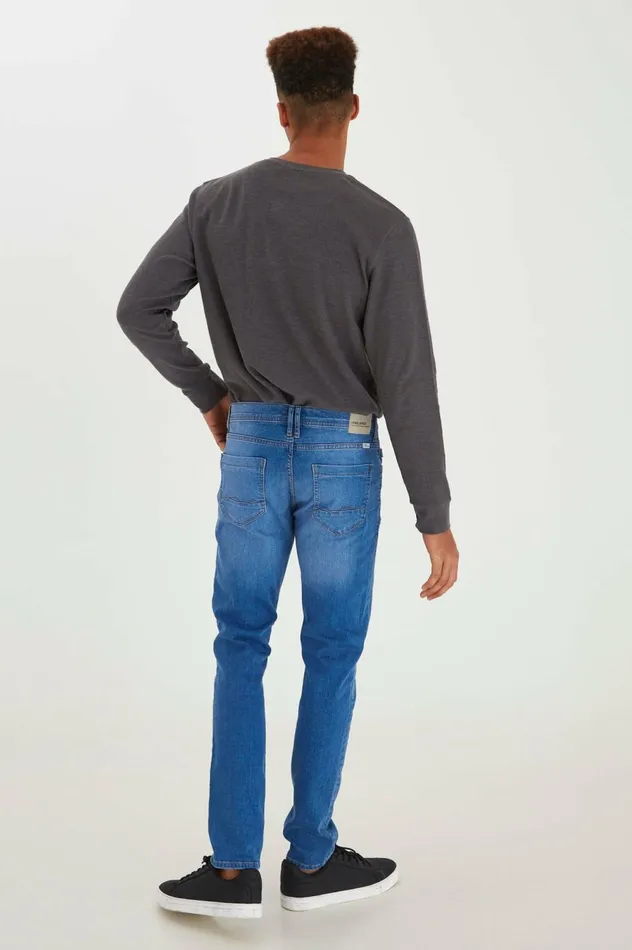 Men Jet Fit Blend Jeans Denim Clear Blue
