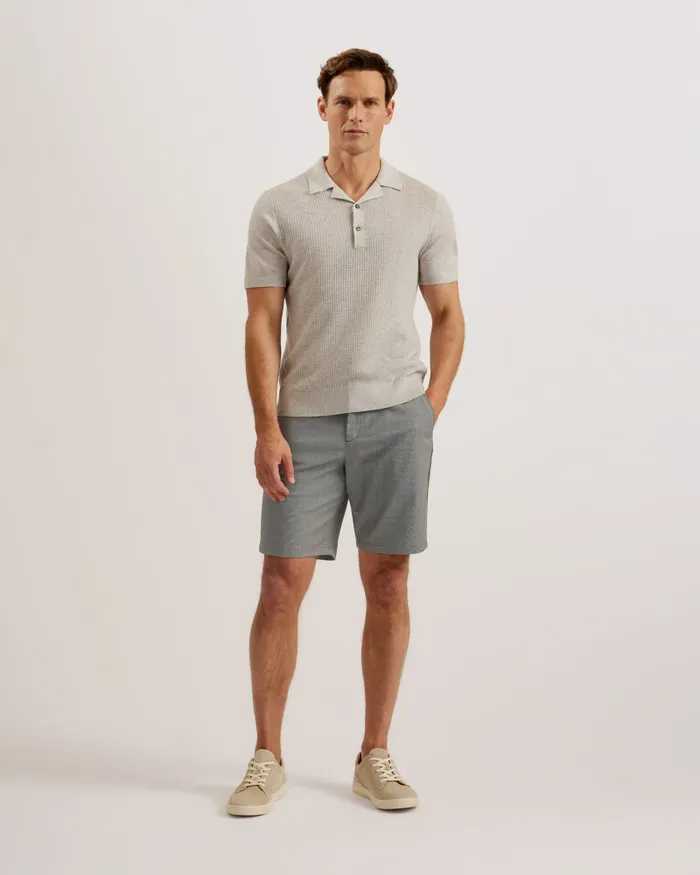 Men KATFORD 8211 Regular Fit Textured Tailored Shorts Navy Ted Baker Shorts Men KATFORD 8211 Regular Fit Textured Tailored Shorts Navy Ted Baker Shorts