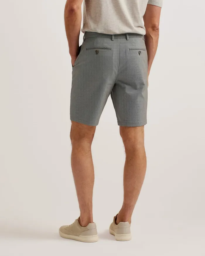 Men KATFORD 8211 Regular Fit Textured Tailored Shorts Navy Ted Baker Shorts Men KATFORD 8211 Regular Fit Textured Tailored Shorts Navy Ted Baker Shorts