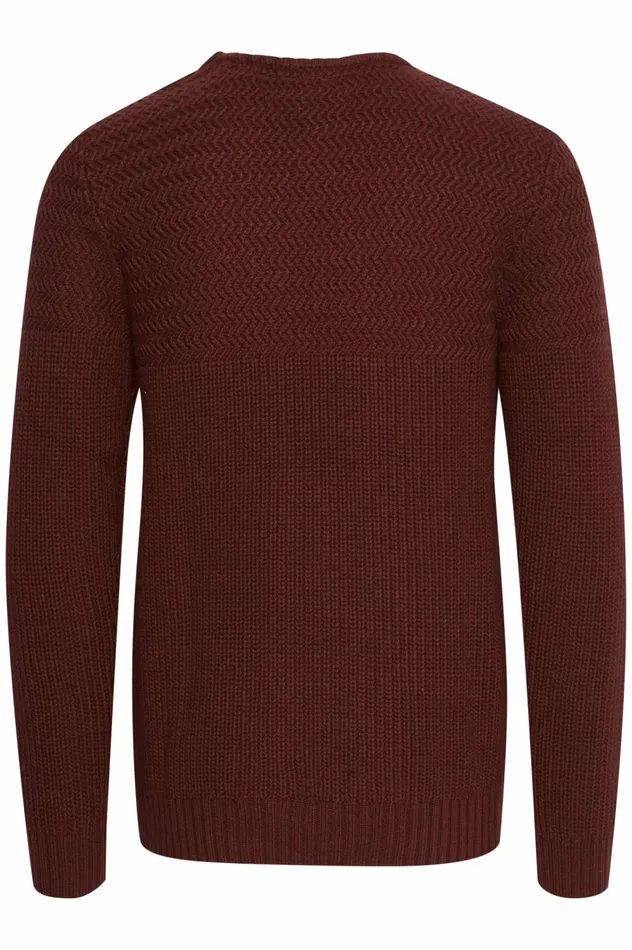 Men Knit Blend Knitted Pullover Dress Blues