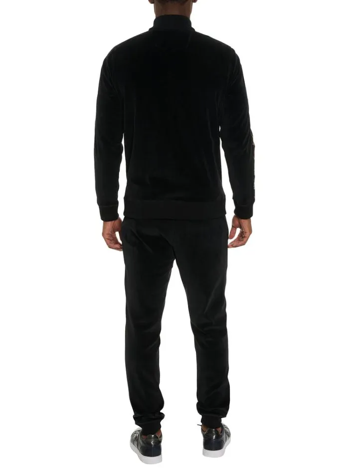 Men LANGEL LONG SLEEVE KNIT SHIRT Black Robert Graham Sweaters and Knits