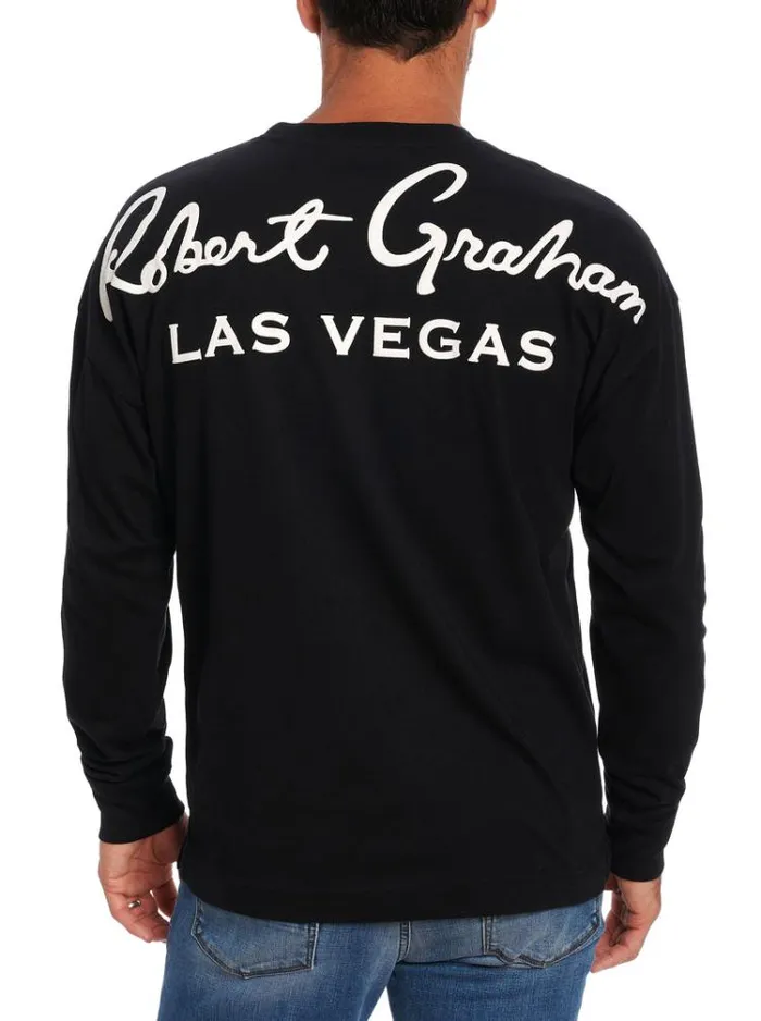Men LAS VEGAS LONG SLEEVE TSHIRT Black Robert Graham Polos and TShirts