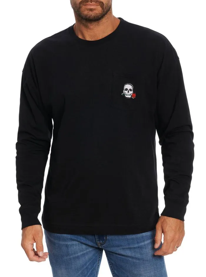 Men LAS VEGAS LONG SLEEVE TSHIRT Black Robert Graham Polos and TShirts