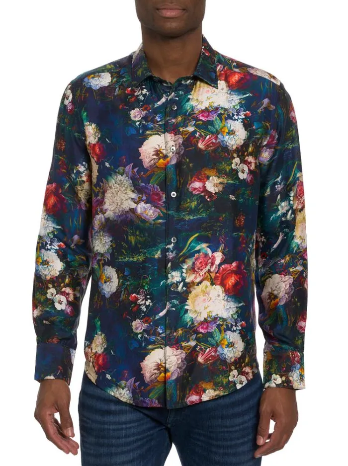 Men LIMITED EDITION MYSTICAL REALM LONG SLEEVE BUTTON DOWN SHIRT Multi Robert Graham Button Down Shirts