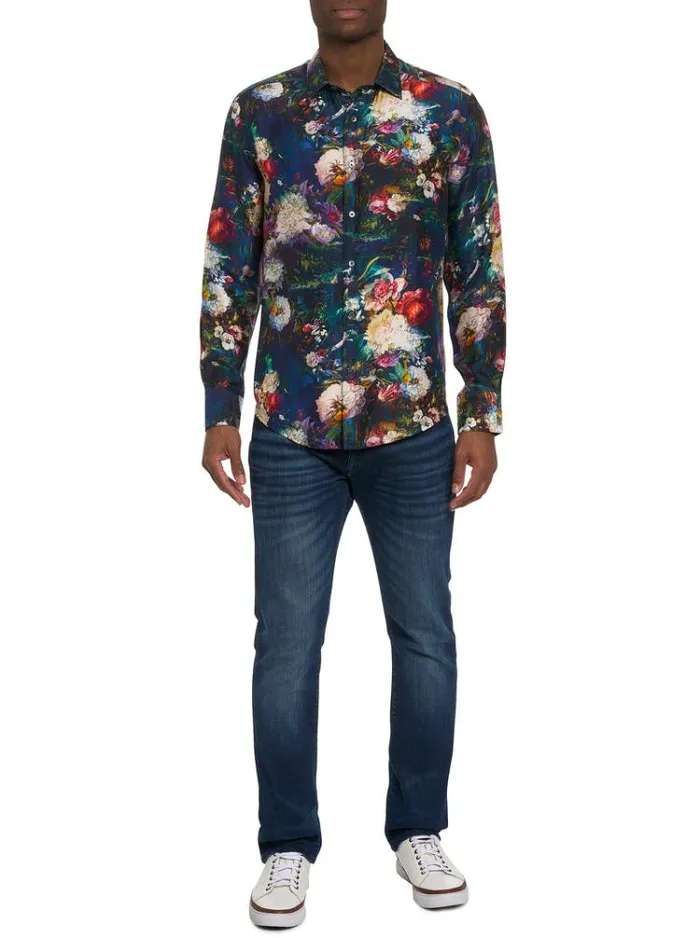 Men LIMITED EDITION MYSTICAL REALM LONG SLEEVE BUTTON DOWN SHIRT Multi Robert Graham Button Down Shirts