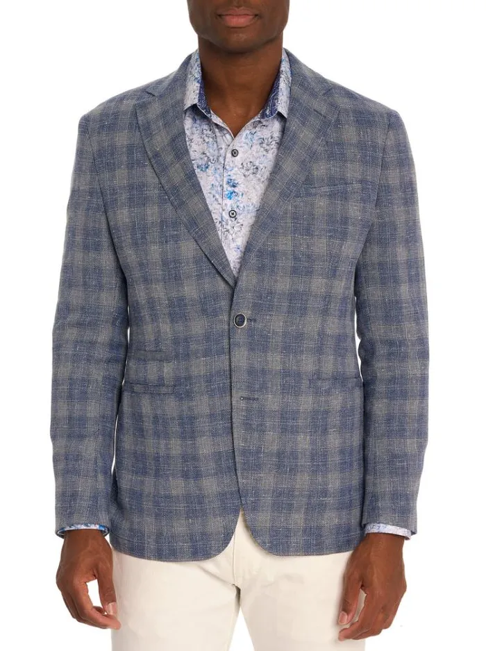 Men MACCHIO BLAZER Navy Robert Graham Blazers