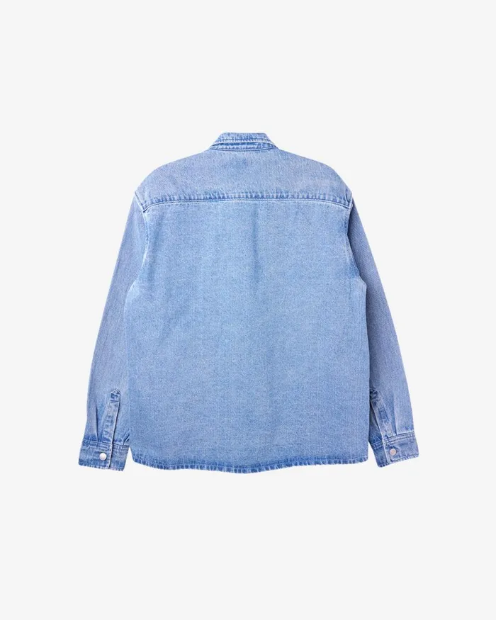 Men MAGNOLIA SHIRT Light Indigo OBEY Clothing Denim