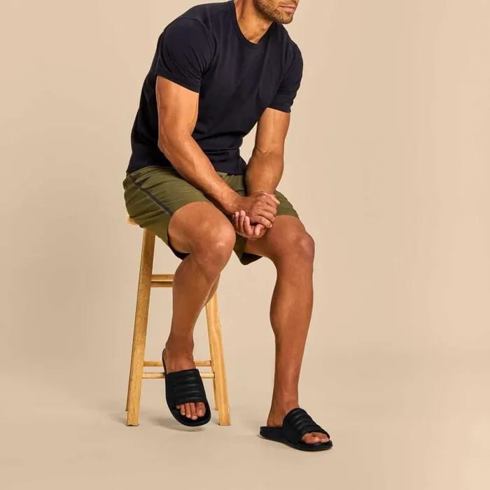 Men Maha 039Olu Mens Comfortable Slide Sandals Black Olukai Slides Men Maha 039Olu Mens Comfortable Slide Sandals Black Olukai Slides