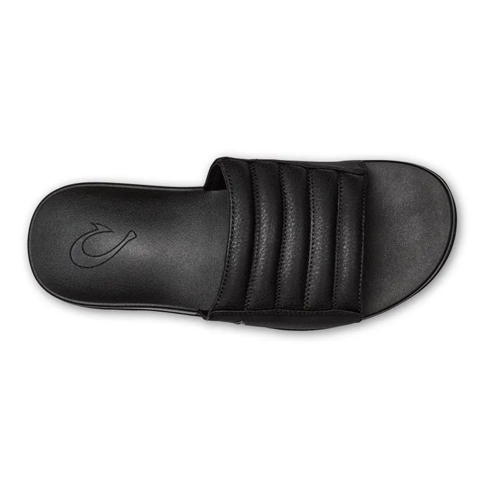 Men Maha 039Olu Mens Comfortable Slide Sandals Black Olukai Slides Men Maha 039Olu Mens Comfortable Slide Sandals Black Olukai Slides