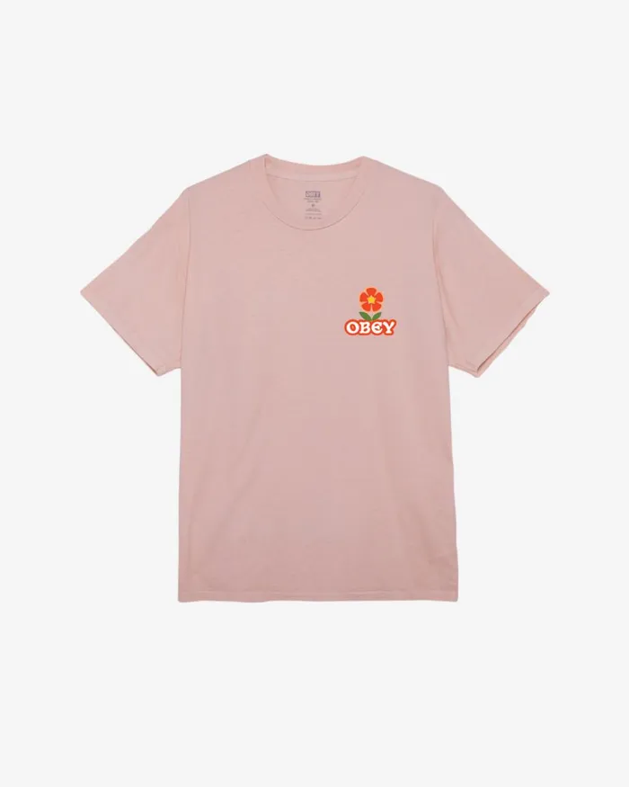 Men MAKE ART NOT WAR FLOWER PIGMENT TSHIRT Pigment Hydrangea OBEY Clothing TSHIRTS Men MAKE ART NOT WAR FLOWER PIGMENT TSHIRT Pigment Hydrangea OBEY Clothing TSHIRTS