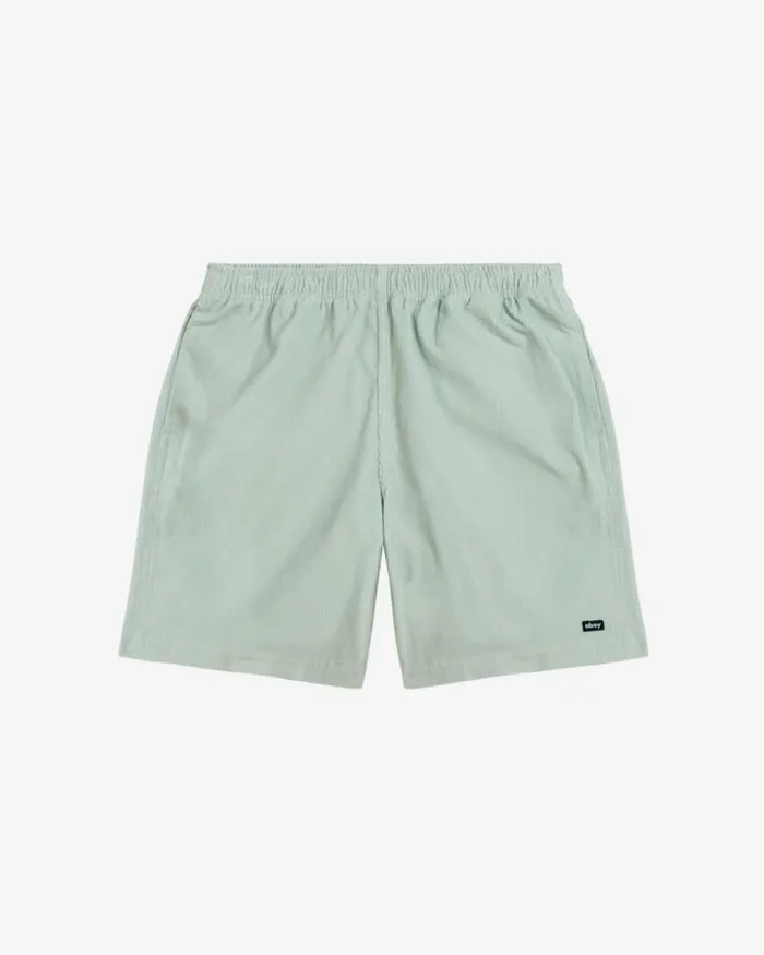 Men MARQUEE CORDUROY SHORT Clay OBEY Clothing BOTTOMS