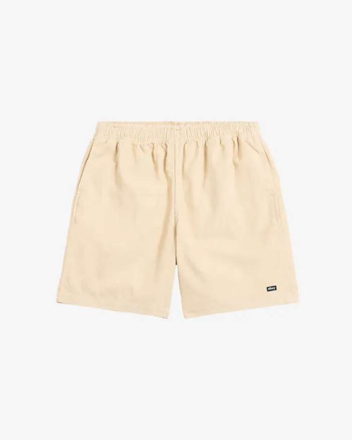 Men MARQUEE CORDUROY SHORT Clay OBEY Clothing BOTTOMS