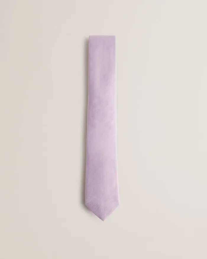 Men MEADS 8211 Silk Linen Blend Tie Lilac Ted Baker Ties and Bowties Men MEADS 8211 Silk Linen Blend Tie Lilac Ted Baker Ties and Bowties