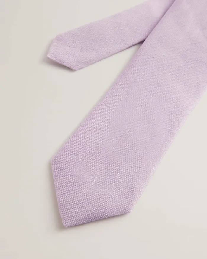 Men MEADS 8211 Silk Linen Blend Tie Lilac Ted Baker Ties and Bowties Men MEADS 8211 Silk Linen Blend Tie Lilac Ted Baker Ties and Bowties