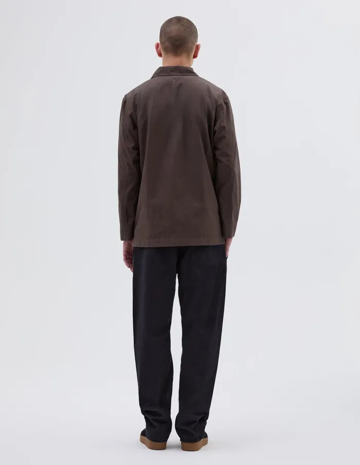 Men Mhl Pj Shirt Carob Margaret Howell Shirts