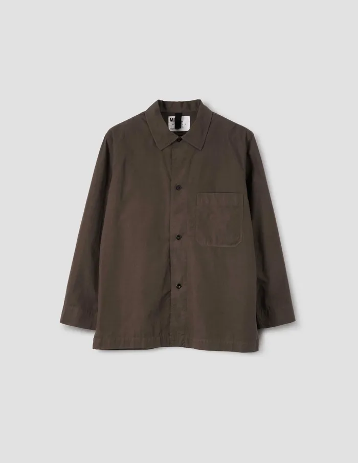Men Mhl Pj Shirt Carob Margaret Howell Shirts