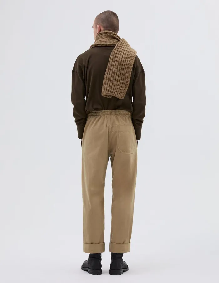 Men Mhl Wide Leg Jogger Stone Margaret Howell Trousers
